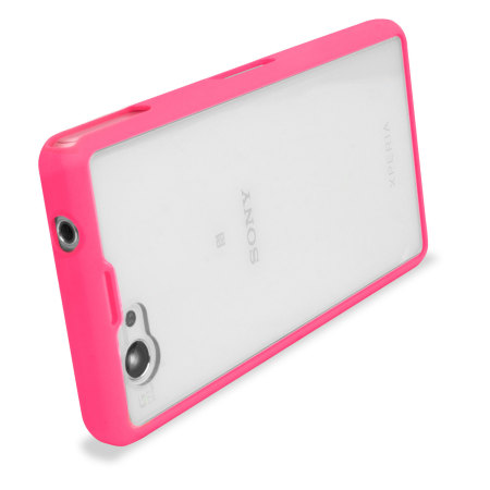 Muvit Bimat Back Case Sony Xperia Z1 Compact - Clear / Pink