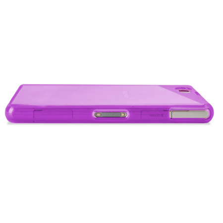 neerhalen buitenspiegel Geavanceerde Flexishield Case for Sony Xperia Z1 Compact - Purple