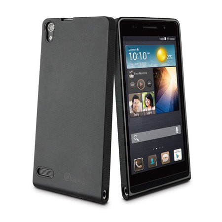 hartstochtelijk Ochtend Armstrong Muvit miniGEL Case for Huawei Ascend P6 - Black