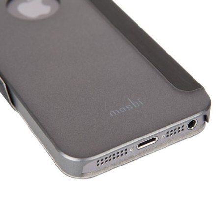 Moshi SenseCover voor iPhone 5S/5 - Staal Zwart