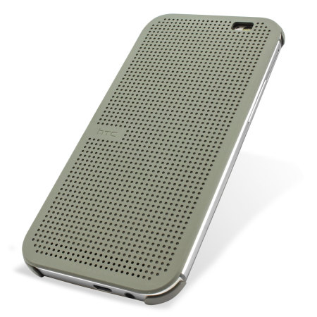 Official HTC One M8 / M8s Dot View Case - Grey