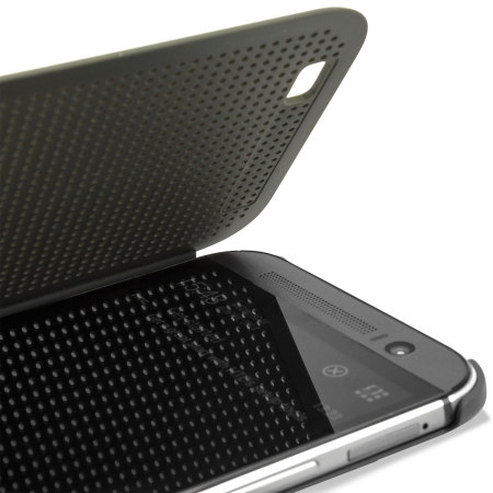 Funda Oficial Dot View Case para el HTC One M8 - Gris