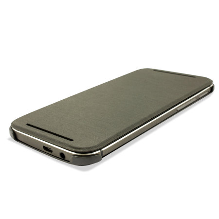 Official HTC One M8 Flip Case - Grey
