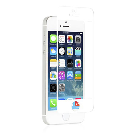 Moshi iVisor Glass Screen Protector for iPhone 5S / 5C / 5 - White