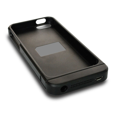 Qi Draadloze Oplaad Case voor iPhone 5S / 5 - Zwart