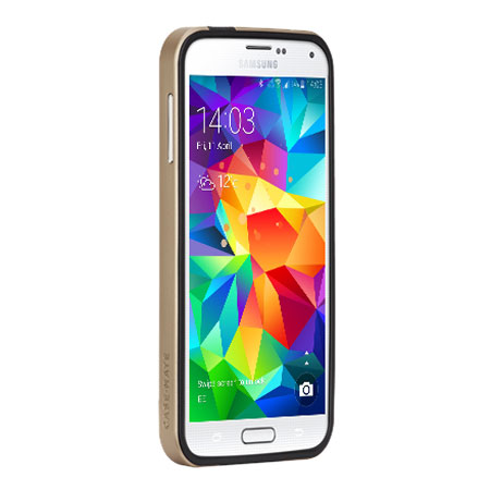 Case-Mate Slim Tough Case for Samsung Galaxy S5 - Black / Gold