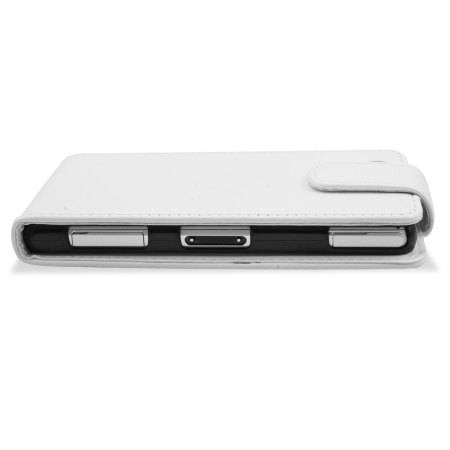 Qubits FlipCase Xperia Z1 Compact Tasche in Weiß
