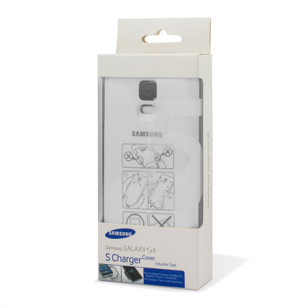 Official Samsung Galaxy S5 Qi Wireless Charging Cover - White