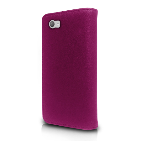 Orzly Multi-Functional Wallet Case for Xperia Z1 Compact - Purple
