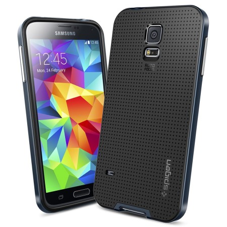 Spigen Neo Hybrid Case Galaxy S5 Hülle in Slate