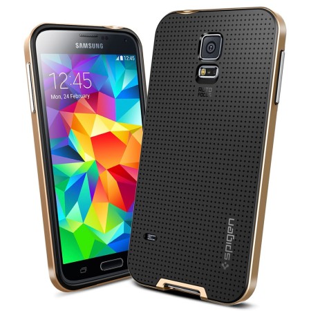 Spigen Ultra Fit Case für das Galaxy S5 in Gold