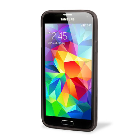 Coque Samsung Galaxy S5 Flexishield – Noire transparente