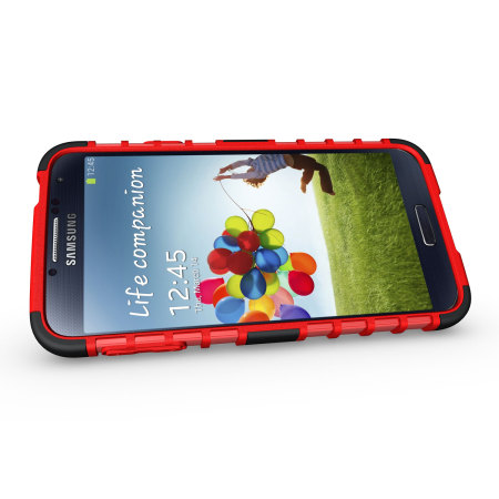 ArmourDillo Hybrid Protective Case for Samsung Galaxy S5 - Red