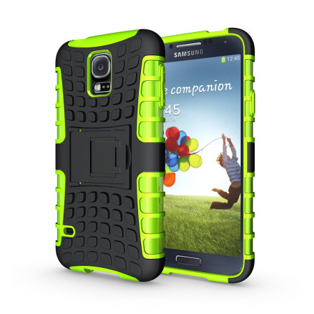 ArmourDillo Hybrid Protective - Samsung Galaxy S5 Deksel - Grønn