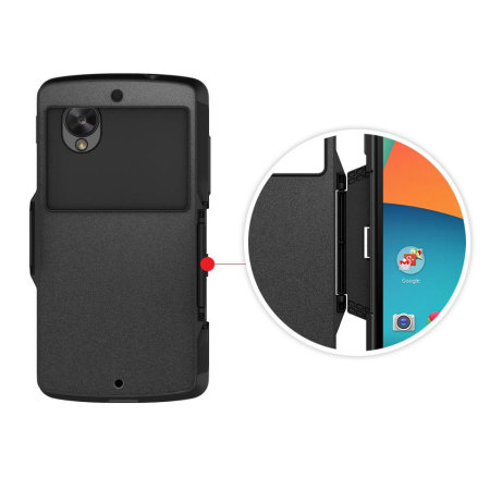 Funda Spigen Slim Armor View para el Nexus 5 - Negra