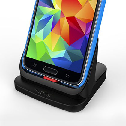 Samsung Galaxy S5 Ultra-Thin Case Compatible HDMI Charging Dock