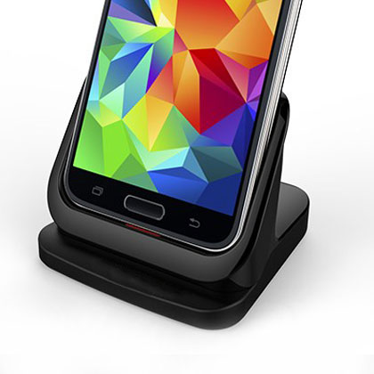 Samsung Galaxy S5 Ultra-Thin Case Compatible HDMI Charging Dock