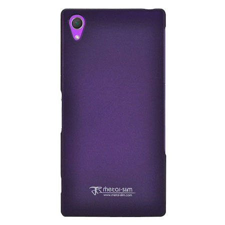 Metal-Slim Sony Xperia Z2 Rubber Case - Purple