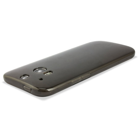 FlexiShield Skin voor HTC One M8 - Rook Zwart
