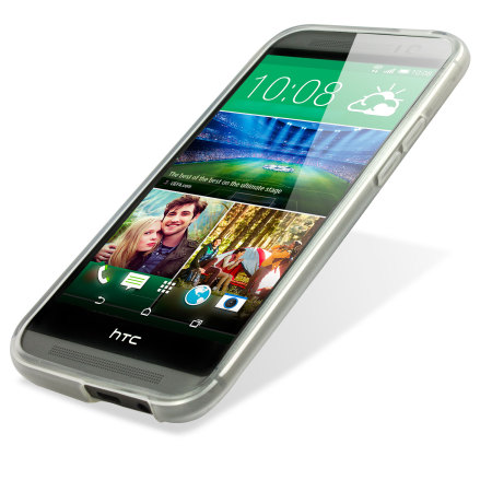 Funda FlexiShield Skin para el HTC One M8 - Blanca
