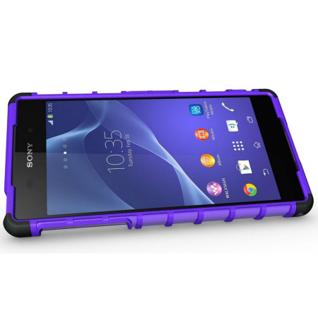 ArmourDillo Hybrid Protective Case for Sony Xperia Z2 - Purple