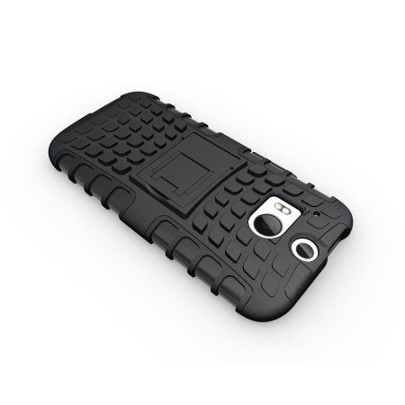 ArmourDillo Hybrid Protective Case for HTC One M8 - Black