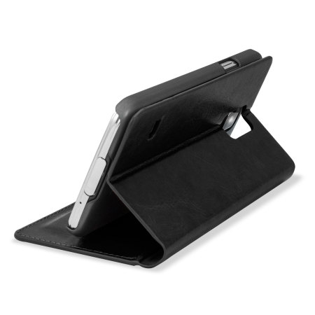 Adarga Wallet and Stand Galaxy S5 / S5 Neo Tasche in Schwarz