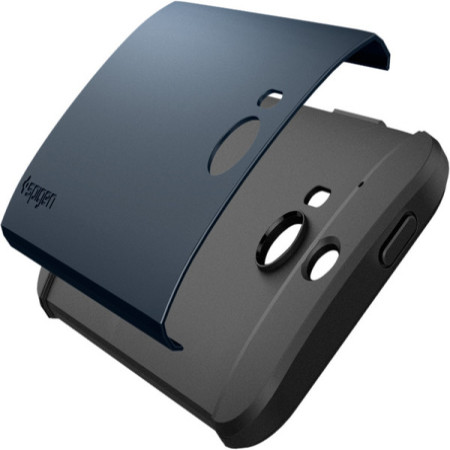 Spigen Slim Armor HTC One M8 Case - Smooth Black