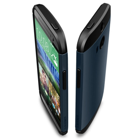 Spigen Slim Armor HTC One M8 Case - Smooth Black