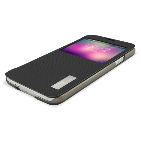 ROCK Elegant Samsung Galaxy S5 Smart View Flip Case - Black