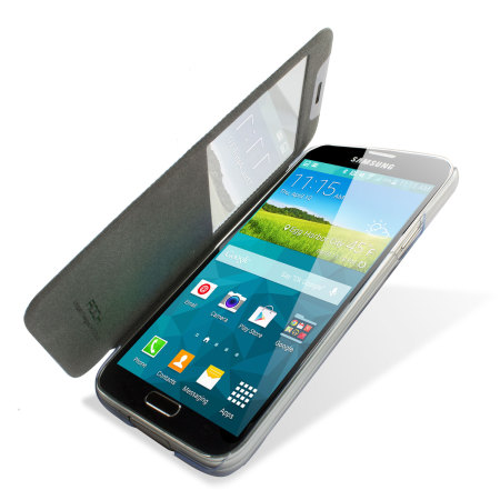 ROCK Elegant Samsung Galaxy S5 Smart View Flip Case - Yellow