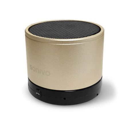 Sonivo SW100 Bluetooth Speaker Phone - Gold