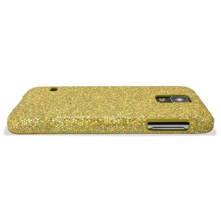 Samsung Galaxy S5 Glitter Case - Gold