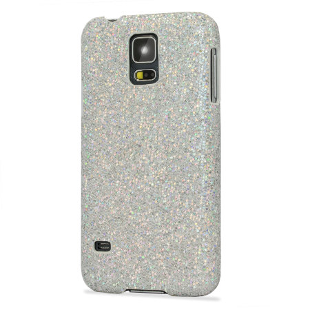 Funda Glitter para el Samsung Galaxy S5 - Plata