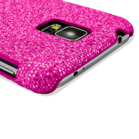 krekel wasserette Derbevilletest Samsung Galaxy S5 Glitter Case - Magenta