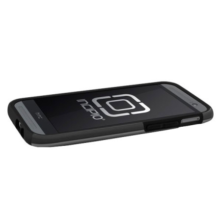 Incipio DualPro Shine HTC One M8 Case - Silver / Black