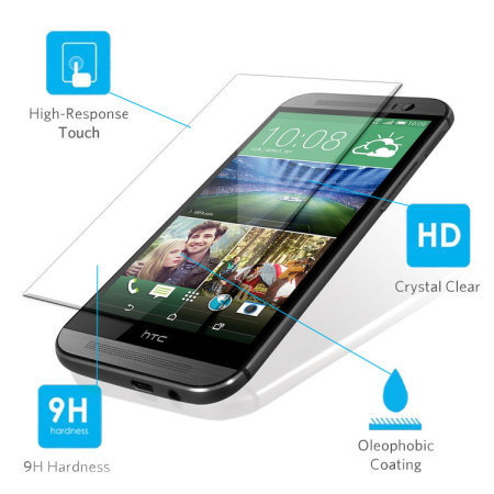 Olixar HTC One M8 Tempered Glass Screen Protector