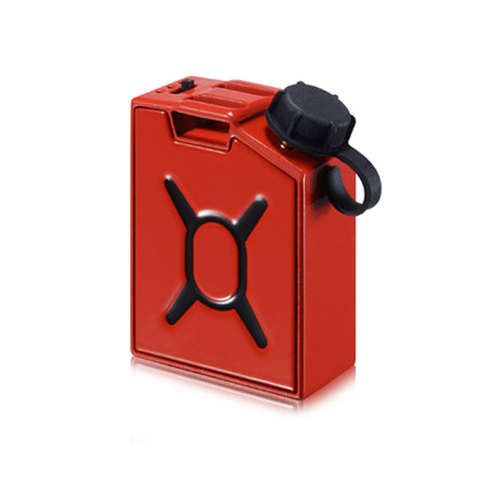Gasolina: El cargador portátil más pequeño del mundo -Micor USB- Rojo