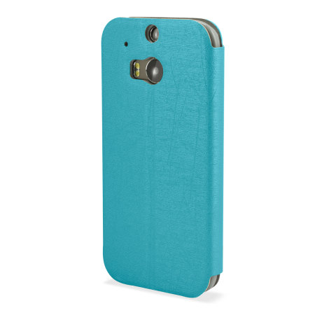 Pudini Flip and Stand HTC One M8 Case - Blue
