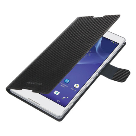 Roxfit Sony Xperia T2 Ultra Book Case - Carbon Black