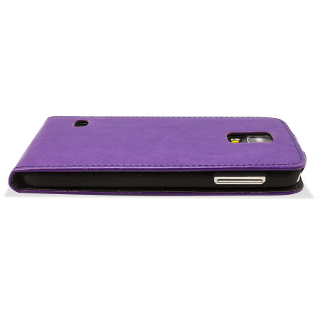 Housse Samsung Galaxy S5 Adarga Simili Cuir – Violette