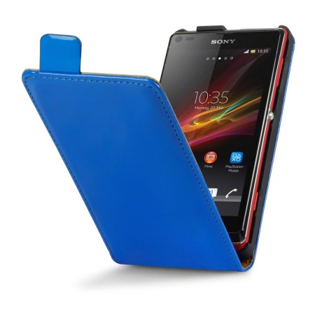 Faux Leather Sony Xperia L Case Neon
