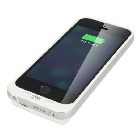 Mugen iPhone 5S / 5 Extended Battery Case 4200mAh - White