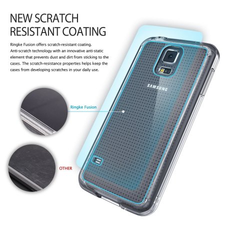 Rearth Ringke Fusion Samsung Galaxy S5 Case - Crystal Clear