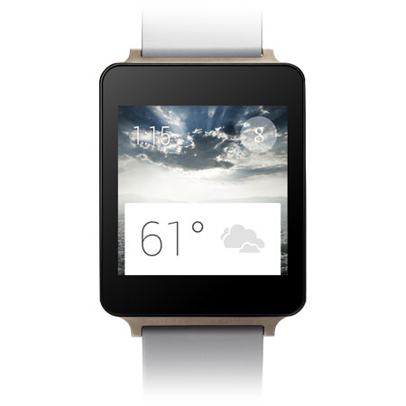 LG G Watch for Android Smartphones - White Gold