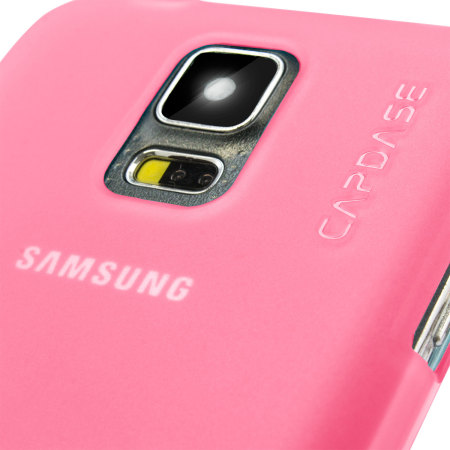 Capdase Soft Jacket Xpose Samsung Galaxy S5 Case - Tinted Pink
