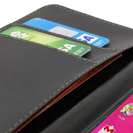 Funda Adarga Leather Style Wallet para el OnePlus One - Negra