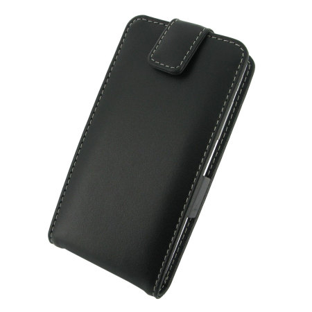 PDair Leather Filp Huawei G600 Ledertasche in Schwarz