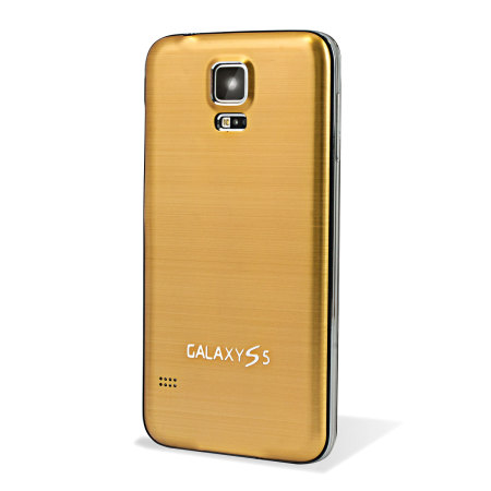 Replacement Aluminium Metal Samsung Galaxy S5 Back Cover - Gold