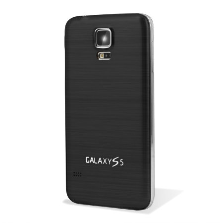 Vervangende Achterkant Cover voor Samsung Galaxy S5 - Zwart